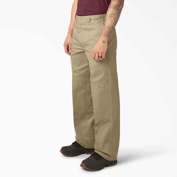 👖Dickies Men's Loose Fit Double Knee Twill Work Pants - Khaki - Size 38x32 - Picture 8 of 11